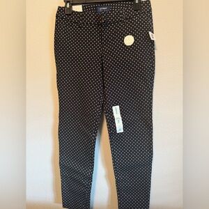 Old Navy Black and White Pixie Pants